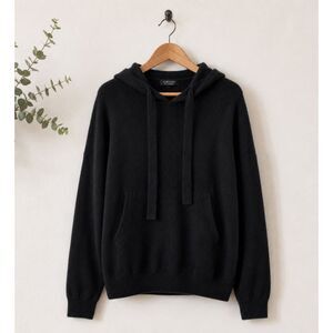 CRUSH CASHMERE Rio Cropped Pullover Hoodie Oversized XS